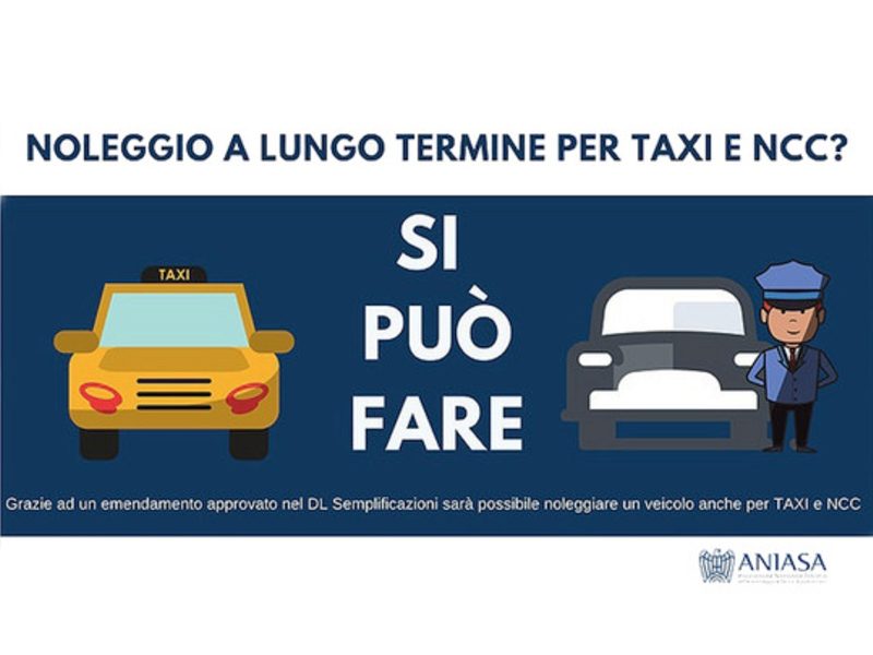 Noleggio a lungo termine per taxi e ncc