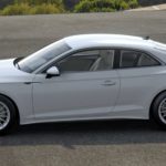 Audi A5 coupè bianca fianco thumbnail