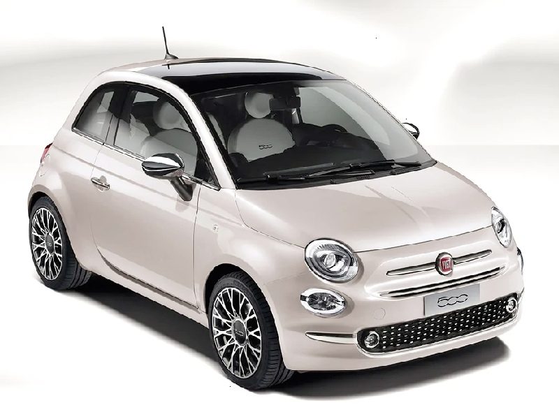 Fiat 500 lounge easy power gpl bianca a noleggio