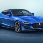 Jaguar F Type 2021 blu davanti thumbnail