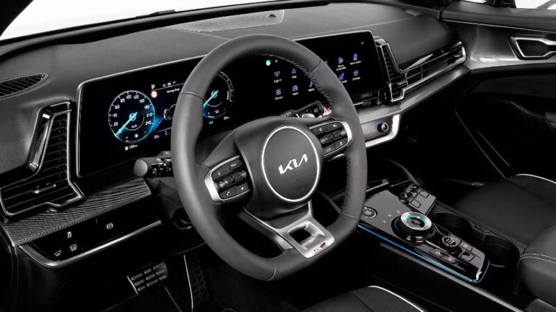 Interni Kia Sportage in noleggio lungo termine