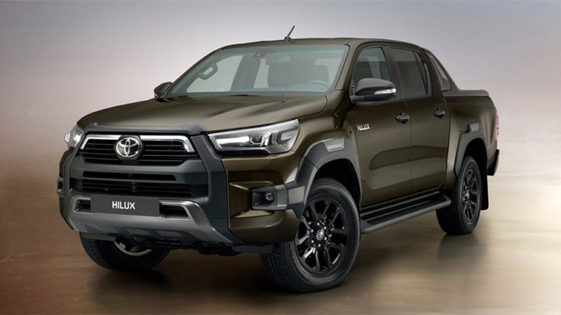 Toyota Hilux Pick Up autocarro vista frontale