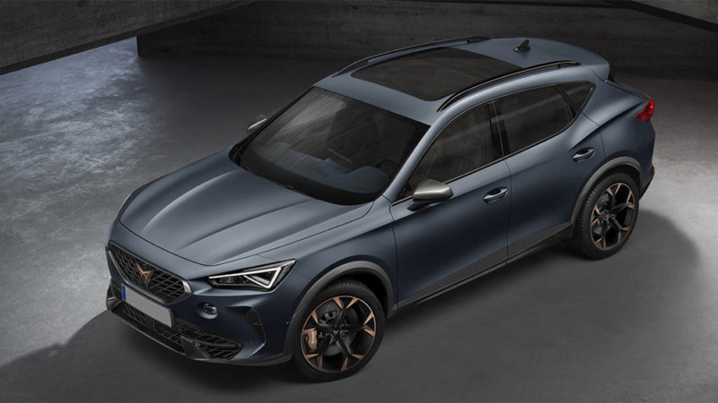 Cupra Formentor vista aerea