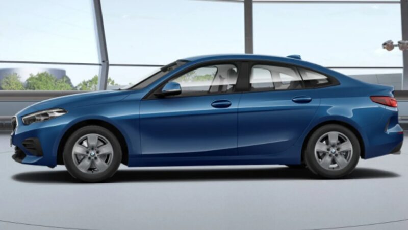 Bmw 216d Gran Coupè fianco