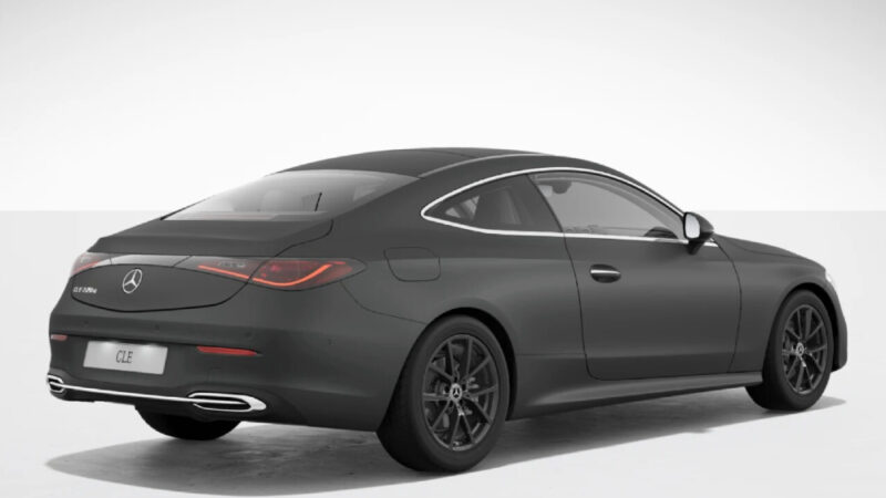 Mercedes Cle coupé fianco