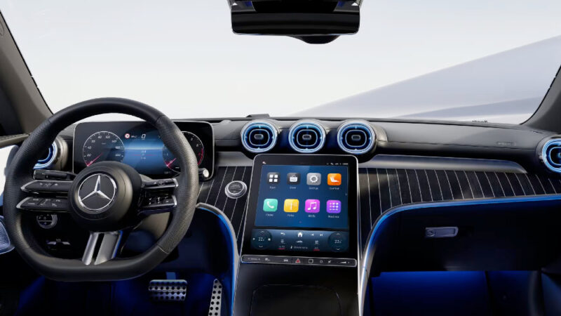 Mercedes Cle coupé interni