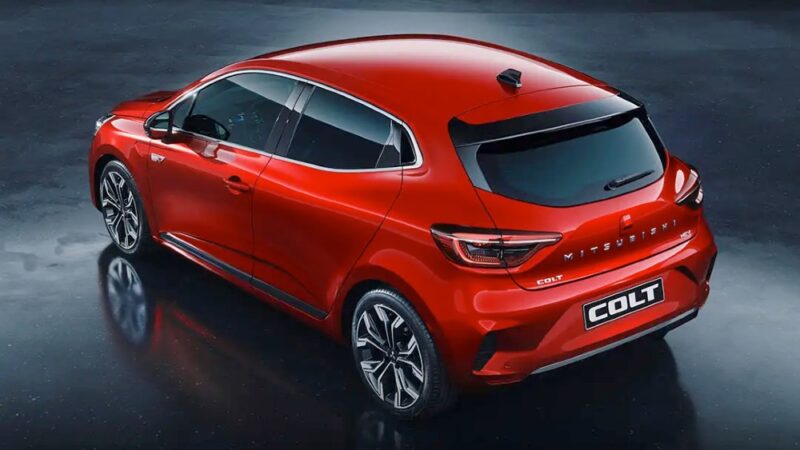 Mitsubishi Colt vista parte posteriore