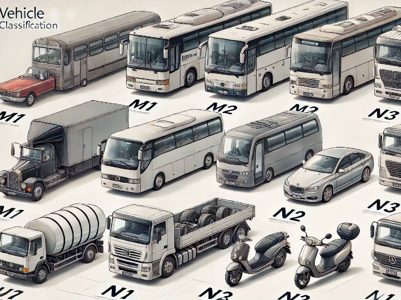 Classificazione veicoli secondo il codice della strada