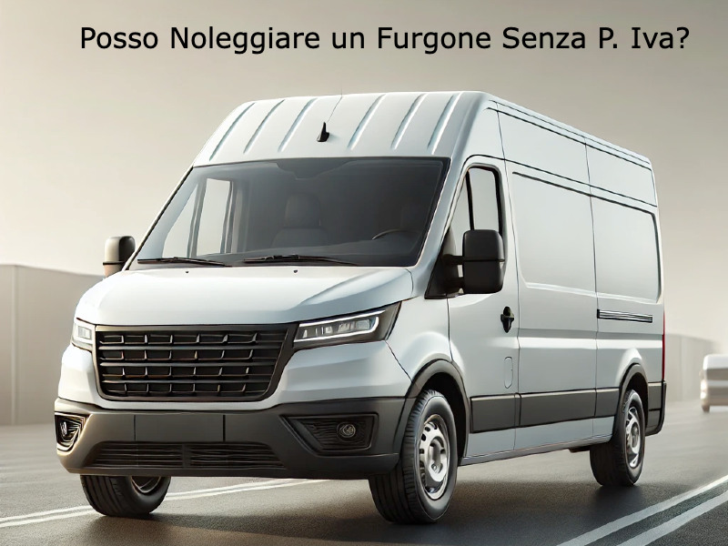 Noleggio lungo termine furgone senza partita iva