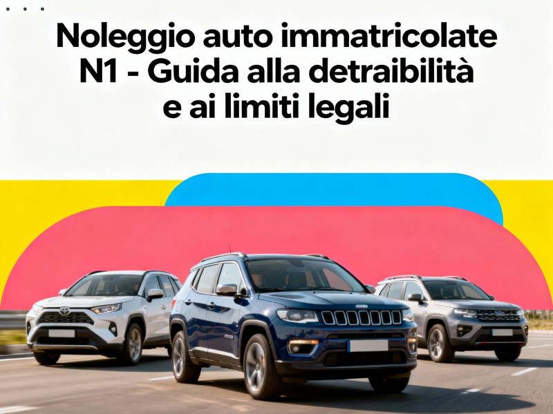 Noleggio lungo termine auto immatricolare autocarro N1