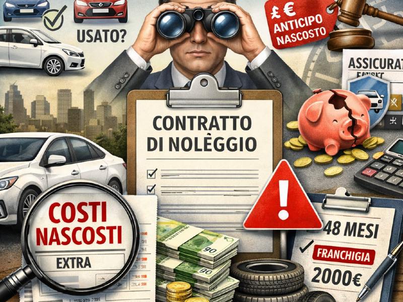 Controlli e costi da verificare prima di firmare un contratto di noleggio a lungo termine auto